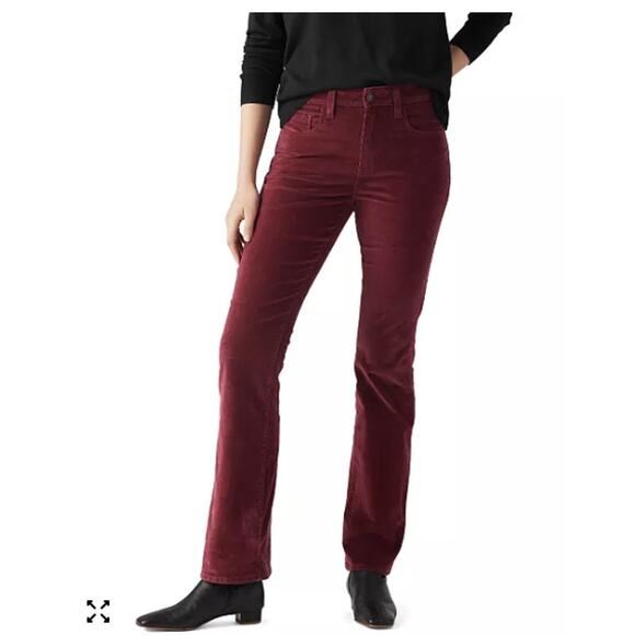 Levi’s 725 High Rise Bootcut Corduroy Pants Burgundy Red Sz 29 - Picture 1 of 6